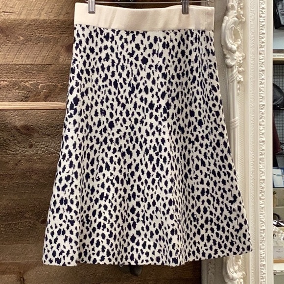 NWT Ann Taylor Cheetah Animal Print Knit Skirt Size Small - Picture 3 of 4